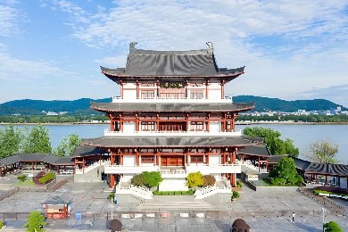 長沙地標+新瀟湘十景——長沙杜甫江閣