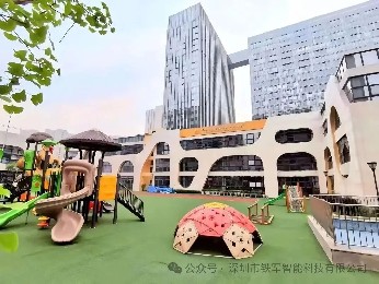 成都高新區(qū)石羊第六、第十幼兒園上線鐵軍智能閘機(jī)