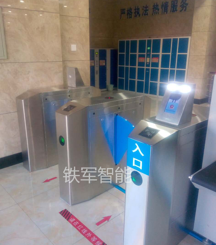 黑龍江省綏化市派出所-人證合一識別系統翼閘閘機